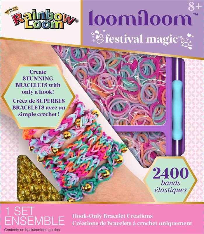 Rainbow Loom Loomiloom Festival Magic