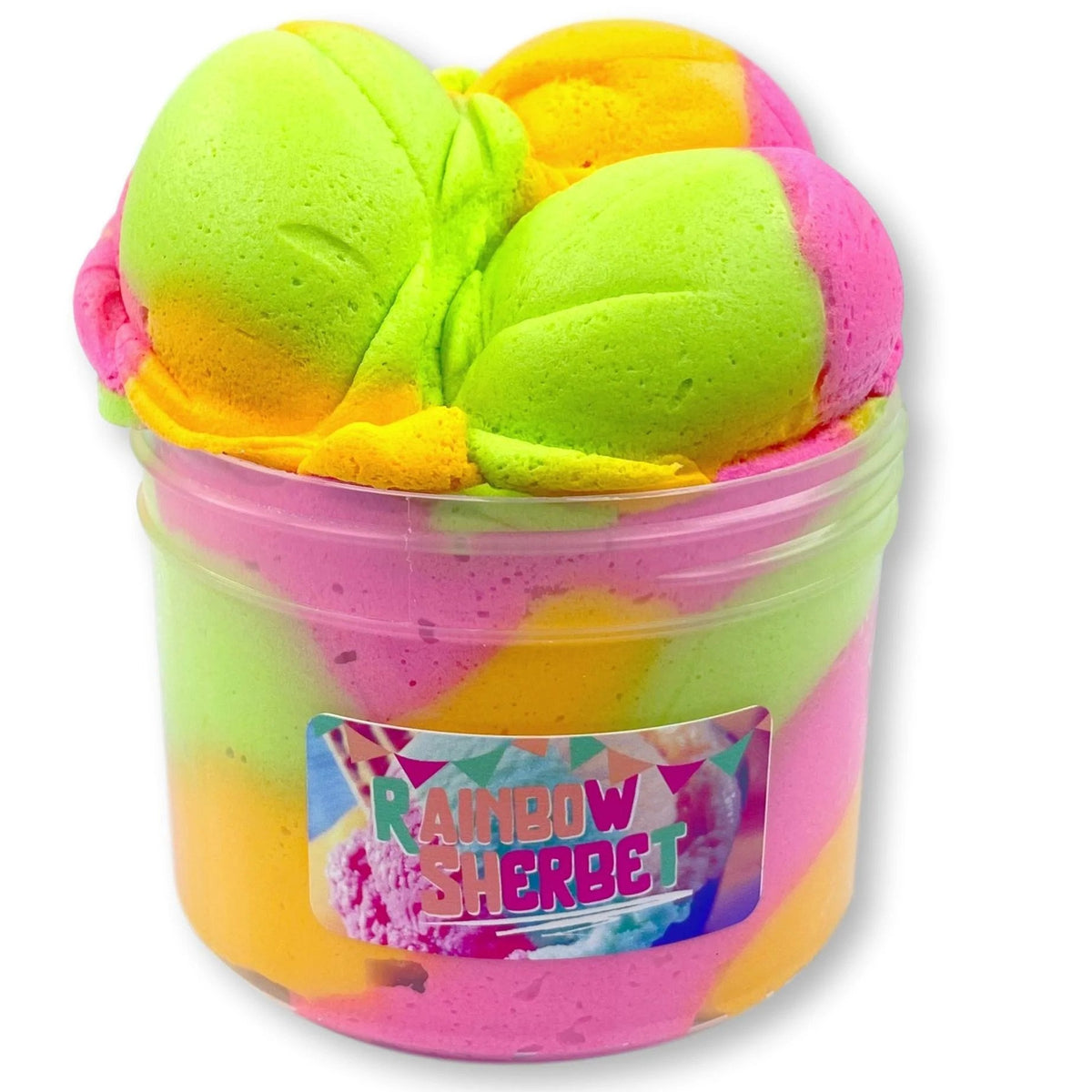 Rainbow Sherbet Dope Slime