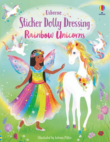 Rainbow Unicorn Sticker Dolly Dressing