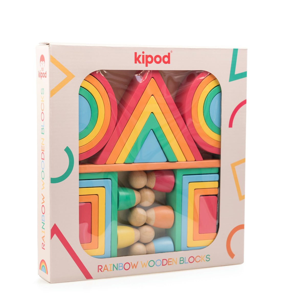 Rainbow Wooden Blocks