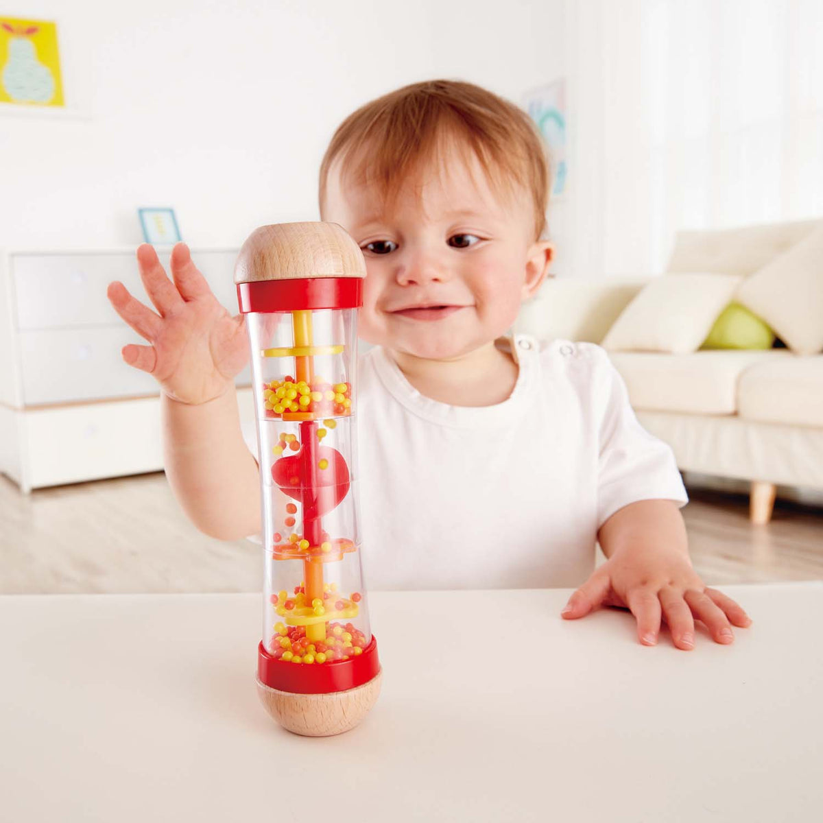 Red Beaded Raindrops Music Tumbler