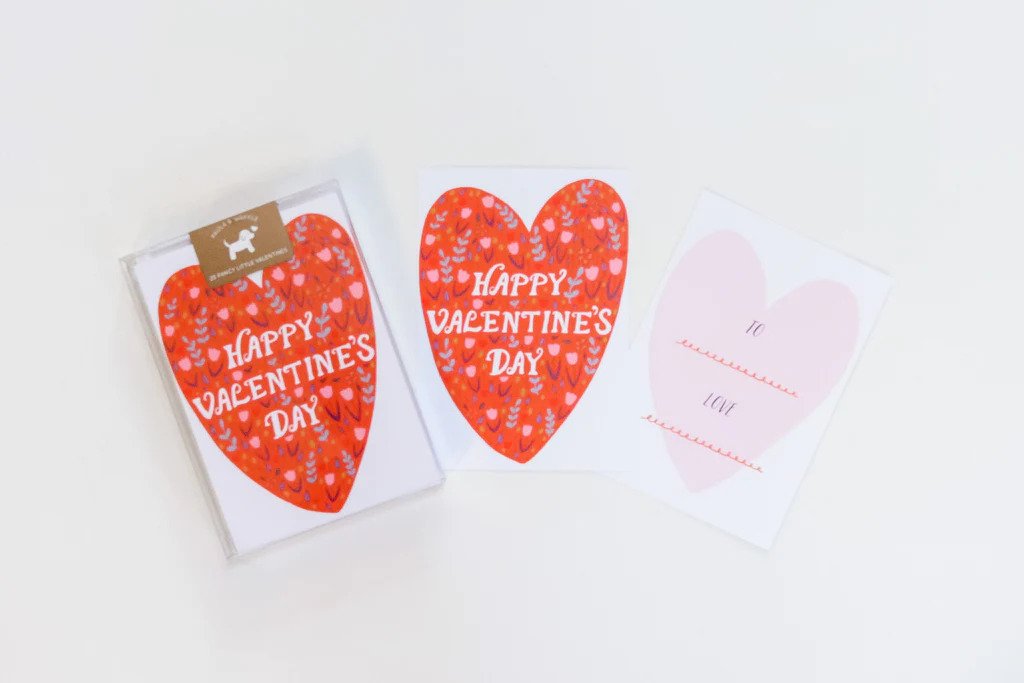 Red Heart Fancy Little Valentines (Set of 25)