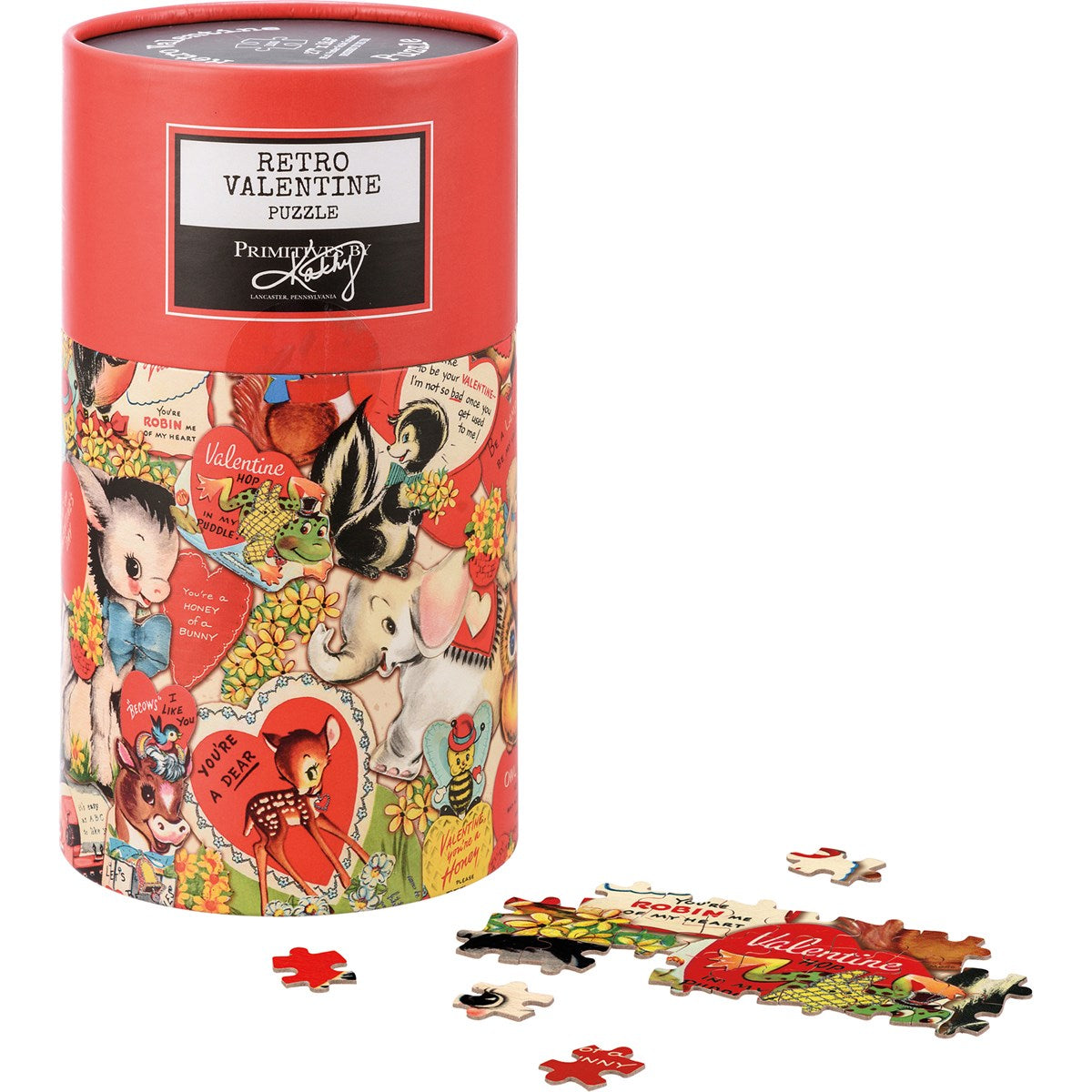 Retro Vintage Valentine 1000pc Puzzle