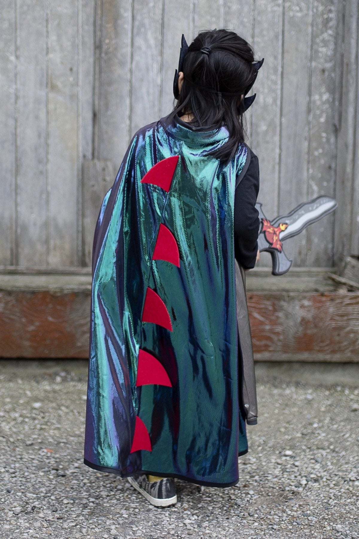 Reversible Dragon/Knight Cape Size 4-6