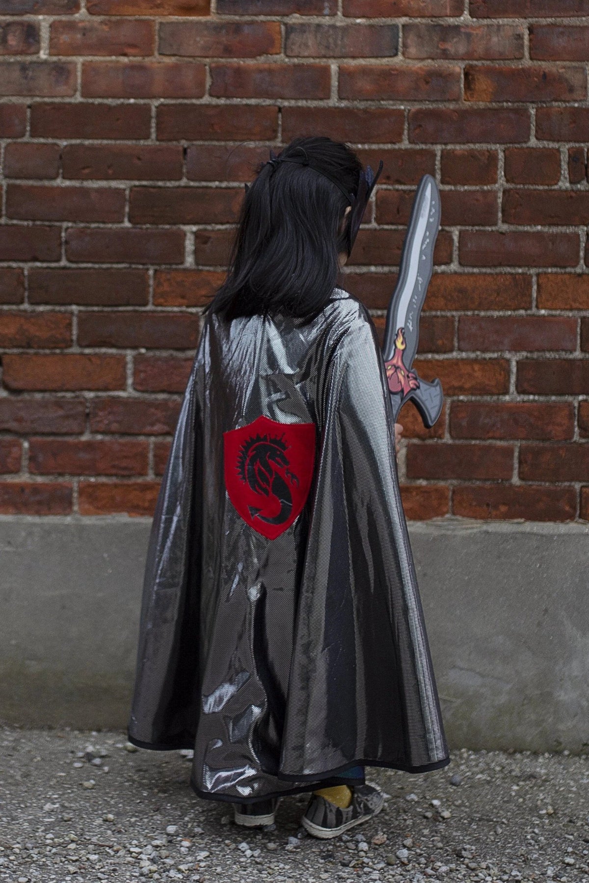 Reversible Dragon/Knight Cape Size 4-6