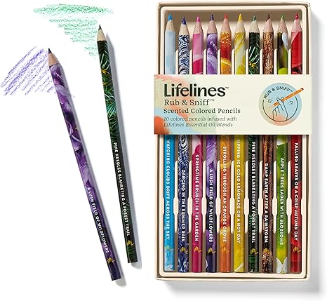 Rub & Sniff Colored Pencils - Classic Colors