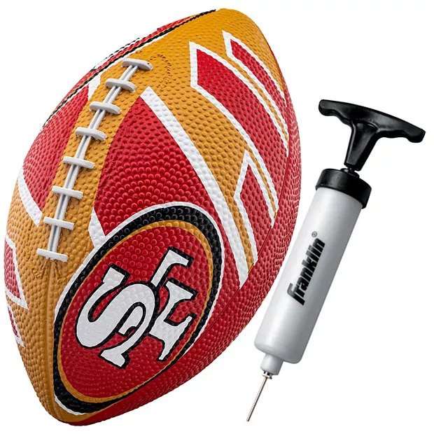 SF 49ers Rubber Football