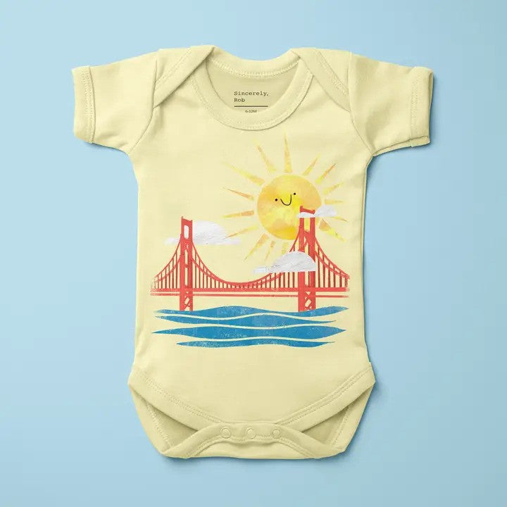 San Francisco Bay-by Onesie 6-12mos