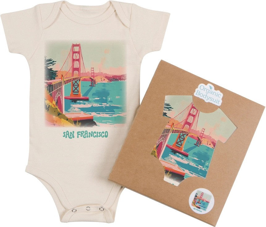 San Francisco Golden Gate Bridge Baby Onesie (3-6mos)
