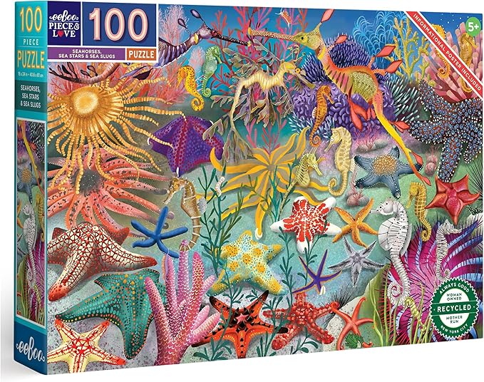 Seahorses, Sea Stars and Sea Slugs 100pc Puzzle