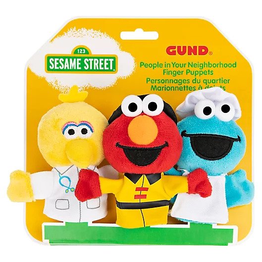 Sesame Street Finger Puppet Set