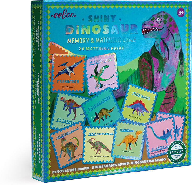 Shiny Dinosaur Memory & Matching Game
