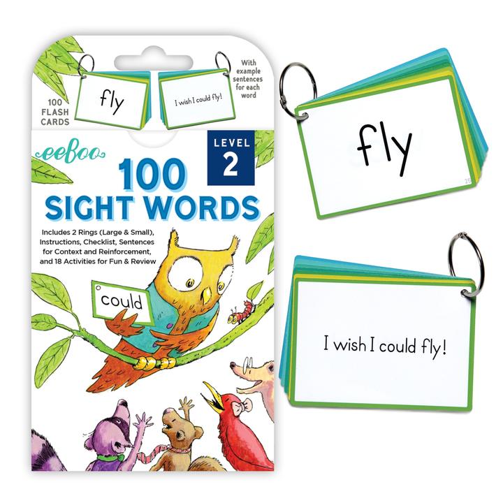 Sight Words Flash Cards Level 2