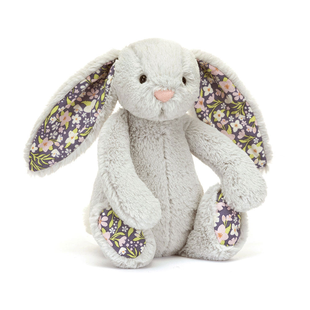 Small Silver Bloom Blossom Bunny