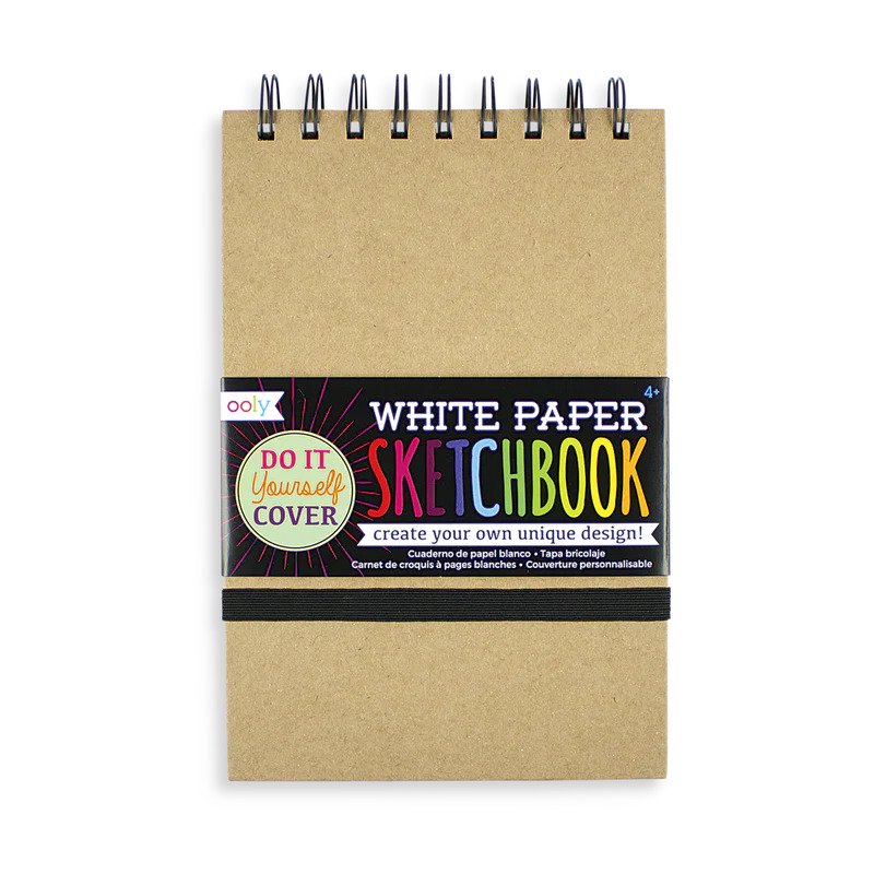 Small White Paper Sketchbook