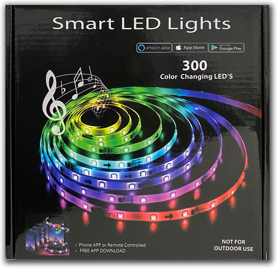 Smart LED Rainbow Lights 300 Color Changing LED