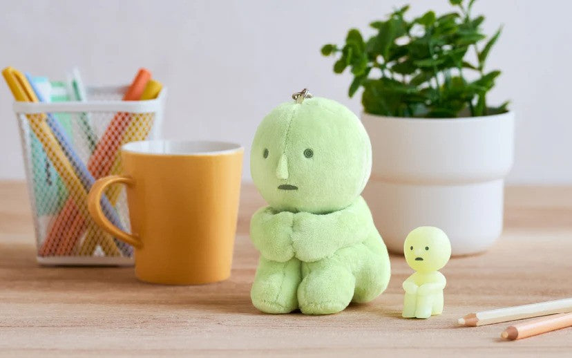 Smiski Hugging Knees Plush Keychain