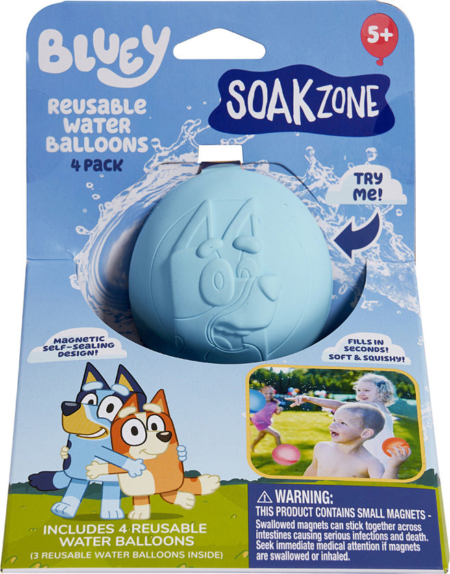 Soak Zone Bluey/Paw Patrol Reusable Water Balloon