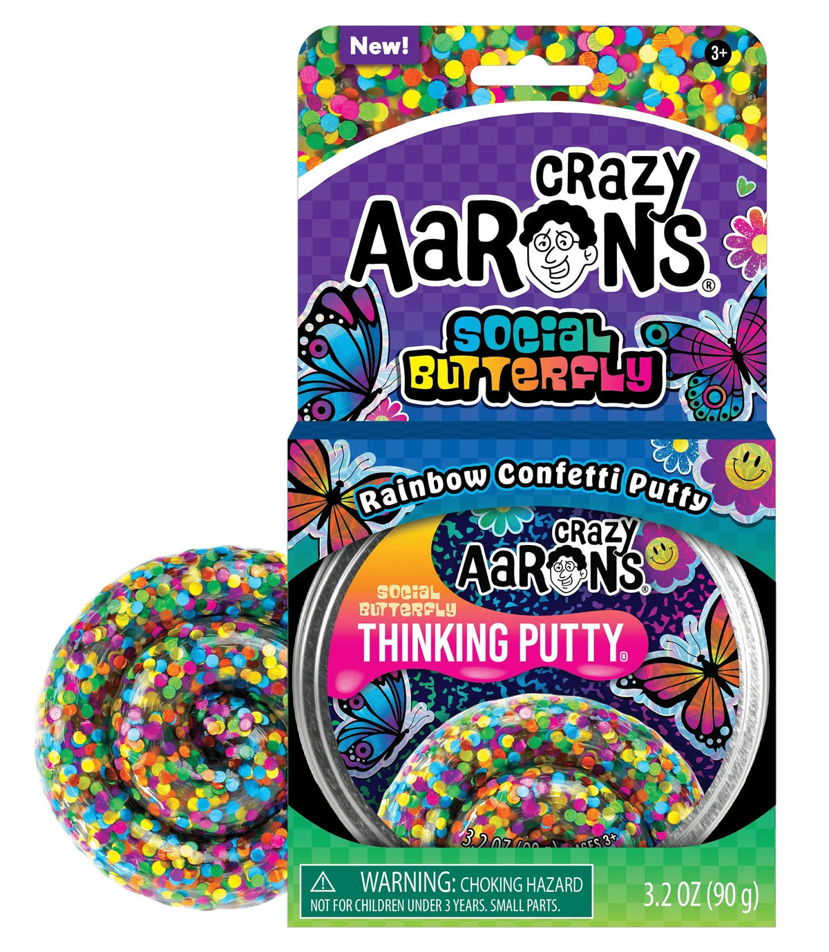 Social Butterfly Thinking Putty