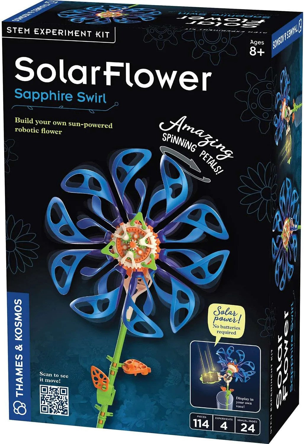 SolarFlower Sapphire Swirl