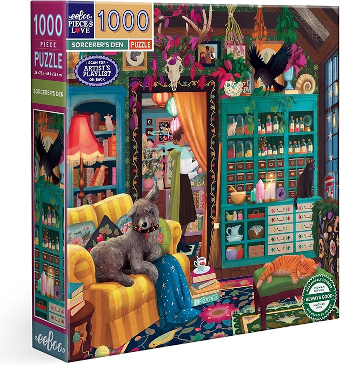 Sorcerer's Den 1000pc Puzzle