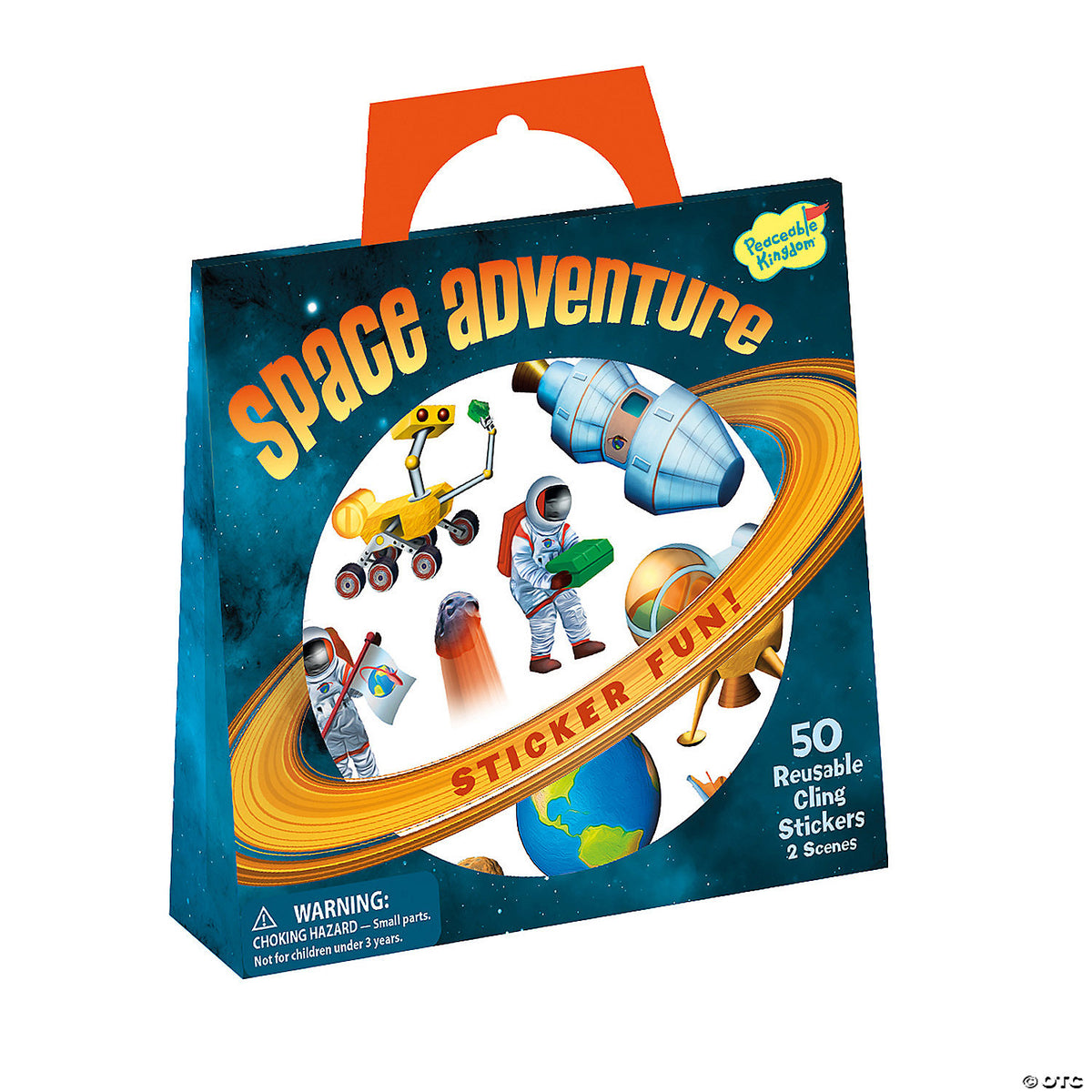 Space Adventure Reusable Sticker Tote