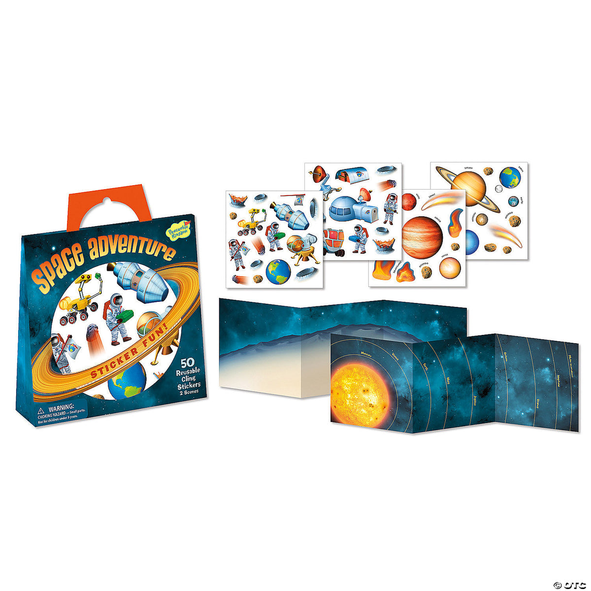 Space Adventure Reusable Sticker Tote