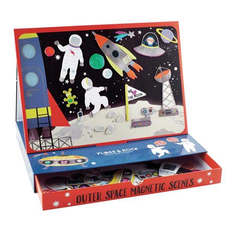 Space Magnetic Play Scene