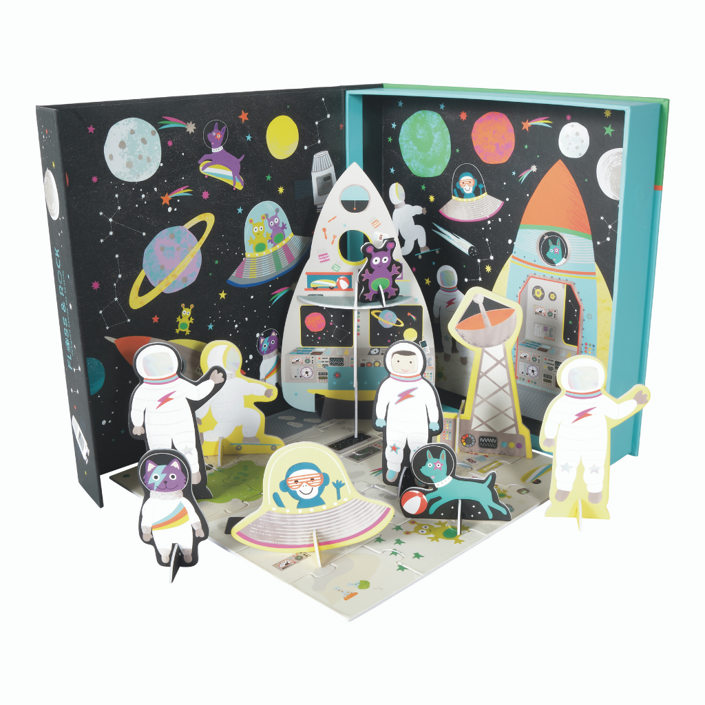 Space Pop Out Play Scene