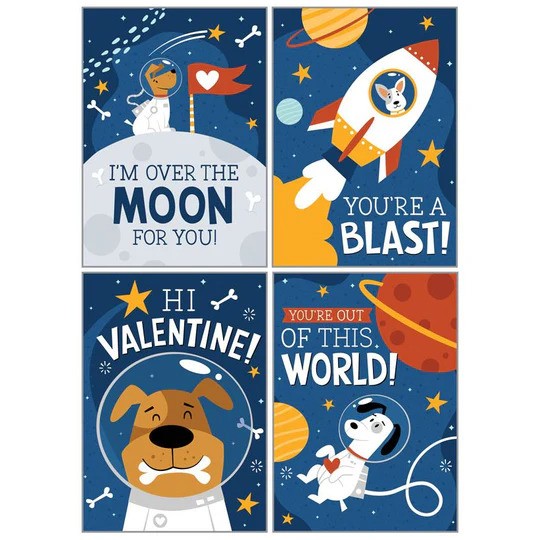 Space Pups Valentine Pack
