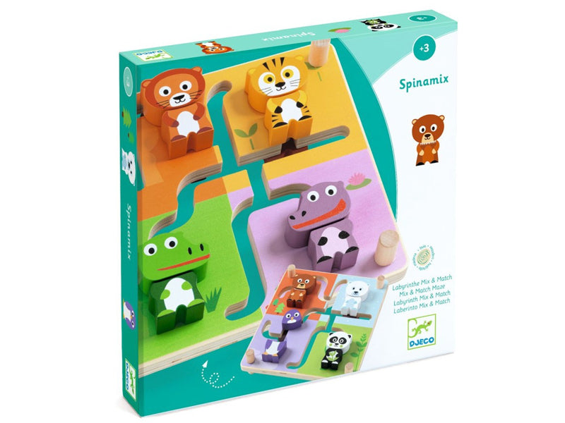 Spinamix Wooden Puzzle Maze