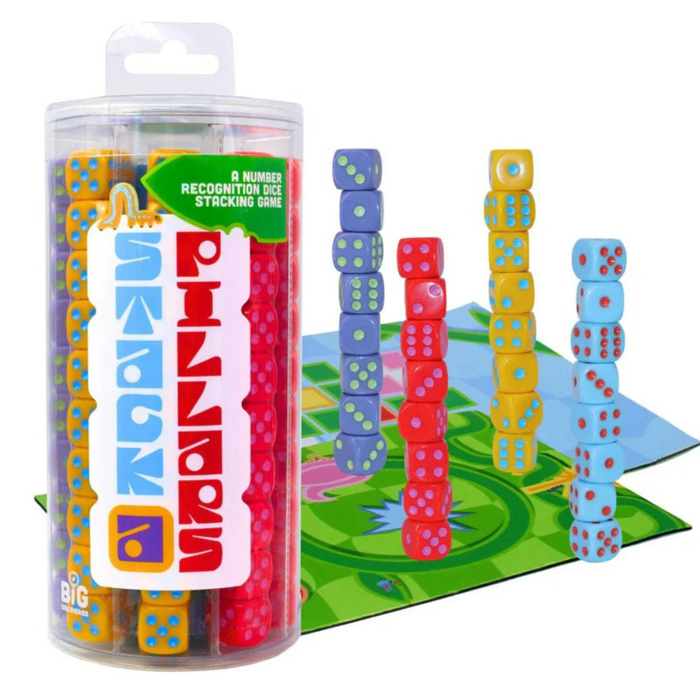 Stack-A-Pillars Dice Stacking Game