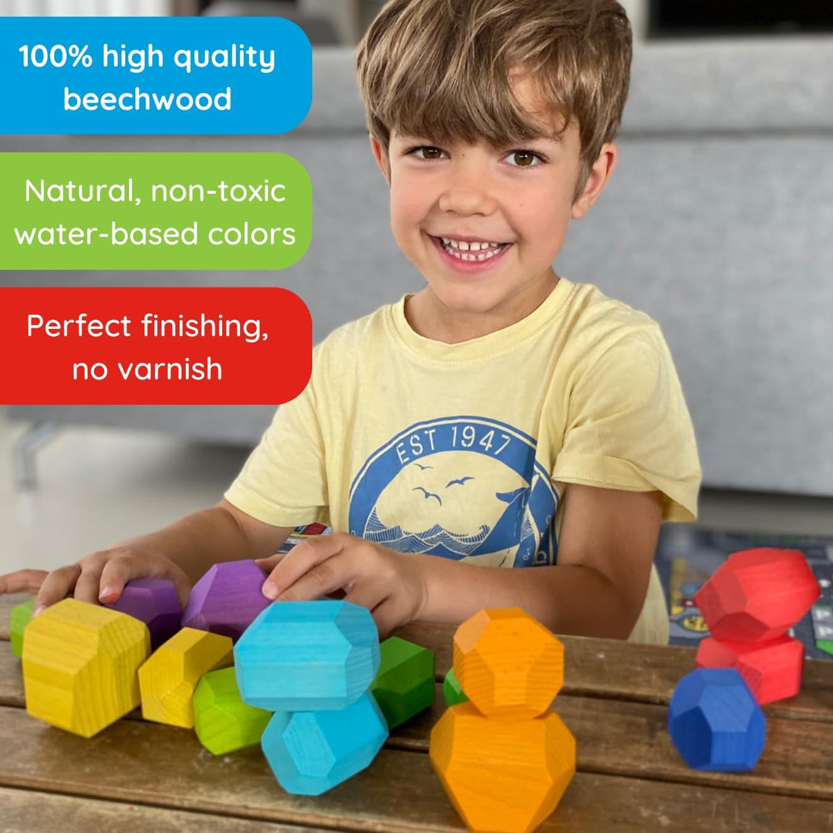 Stackalino Stacking Rocks
