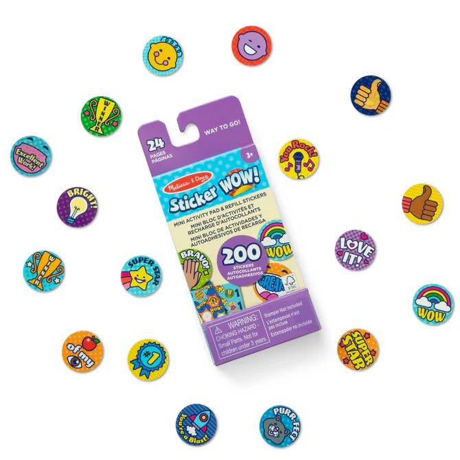 Sticker WOW! Mini Activity Pad & Refill Stickers - Way to Go!