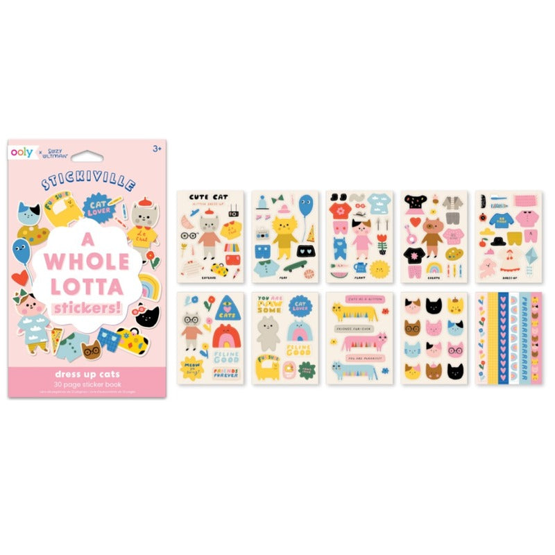 Stickiville A Whole Lotta Stickers! Dress Up Cats