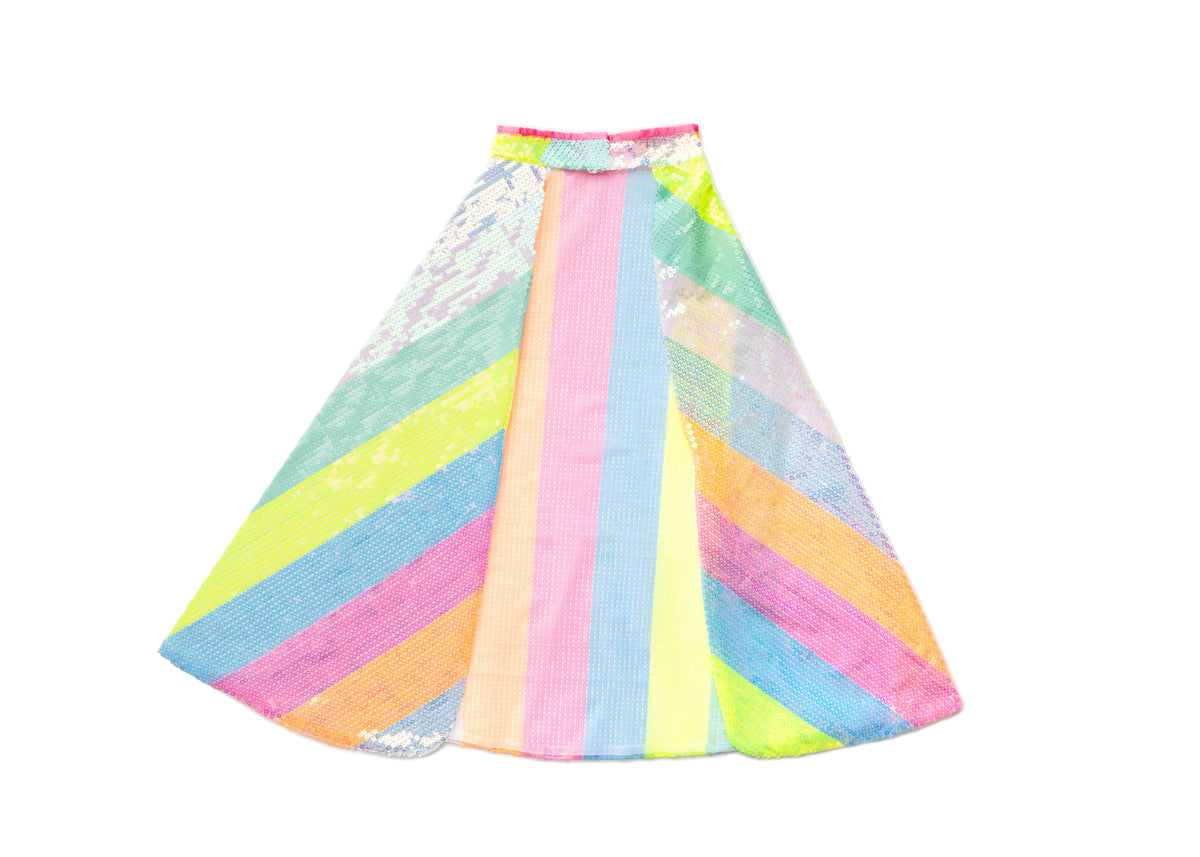 Stripy Sequins Cape Size 4/6
