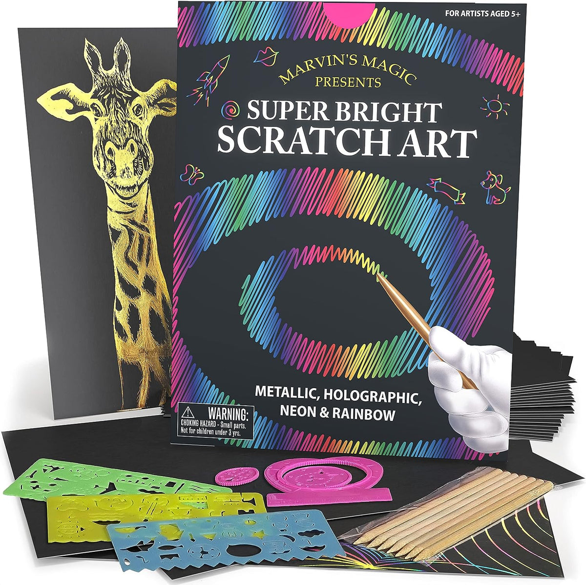 Super Bright Scratch Art