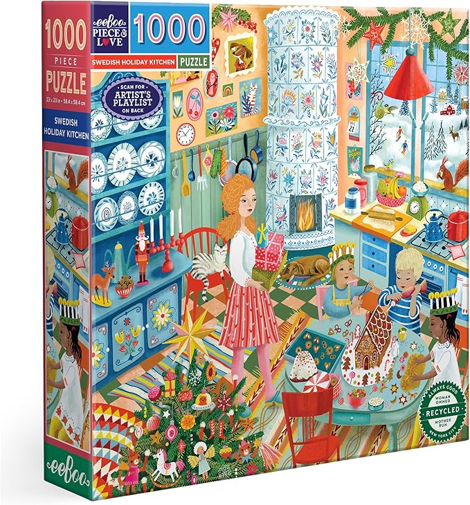 Swedish Holiday Kitchen 1000pc Puzzle