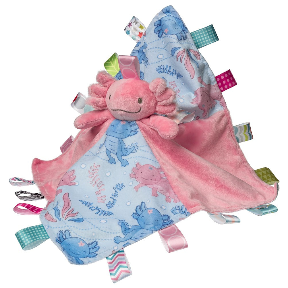Taggies Lizzy Axolotl Pink Character Blanket