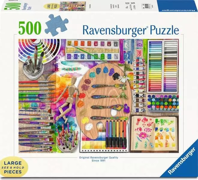 The Artist's Palette 500pc Puzzle