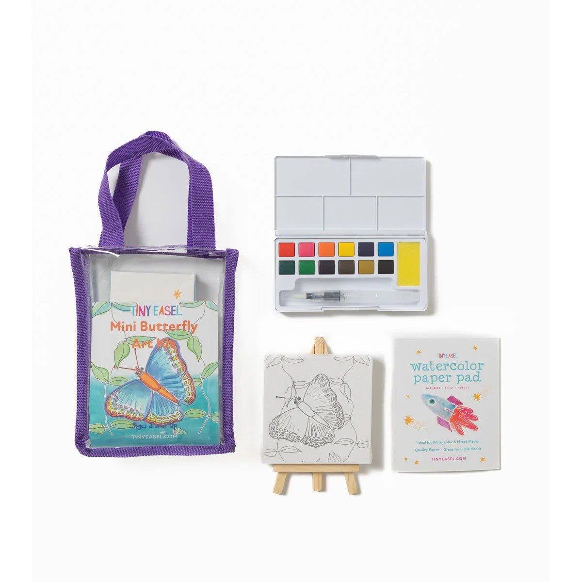 Tiny Easel Mini Butterfly Art Kit