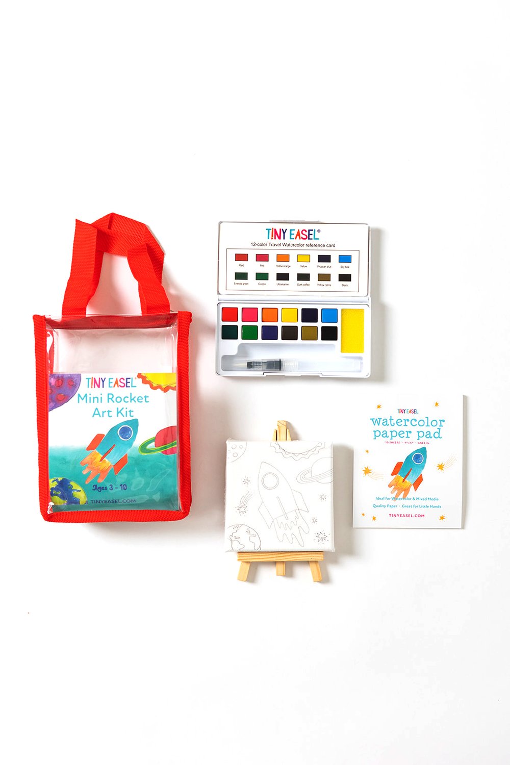 Tiny Easel Mini Rocket Art Kit