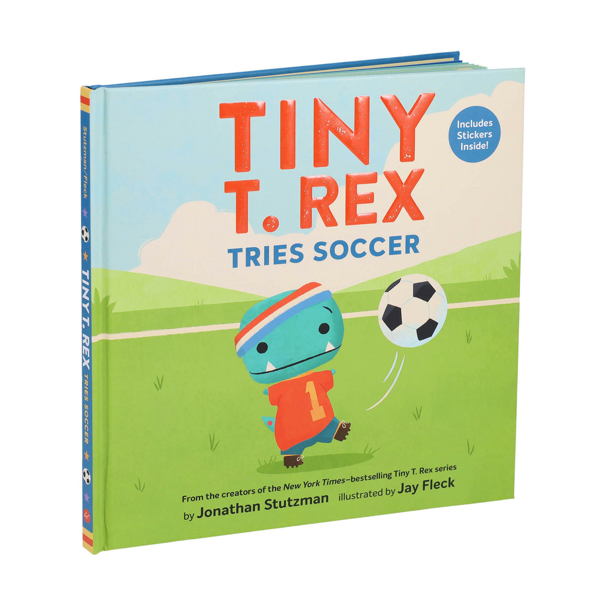 Tiny T-Rex Tries Soccer Hardcover Book