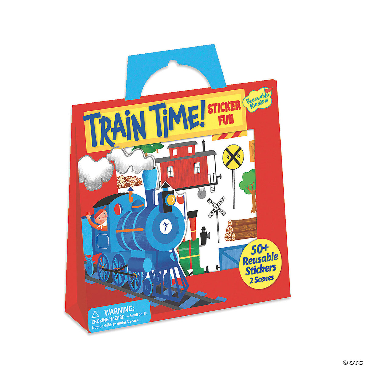Train Time Reusable Sticker Tote
