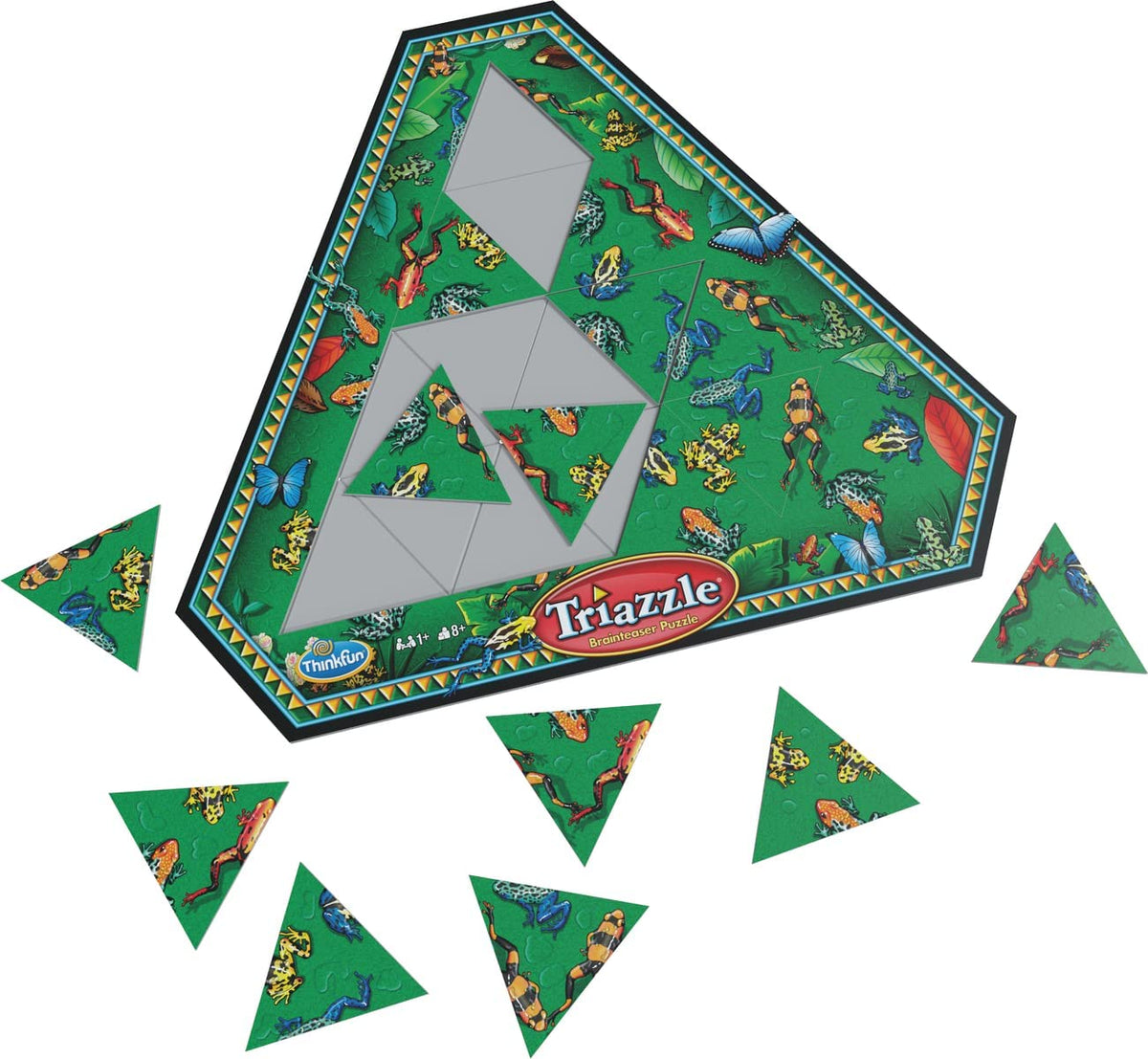 Triazzles Frogs Puzzle