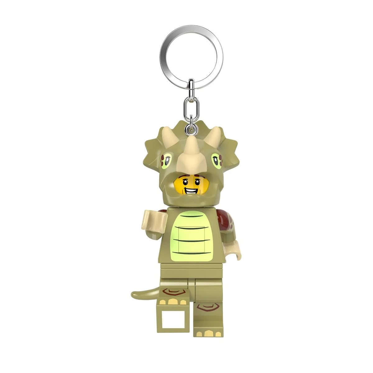 Triceratops LEGO Keychain Light