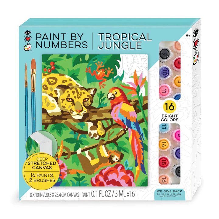 Tropical Jungle Paint By Number