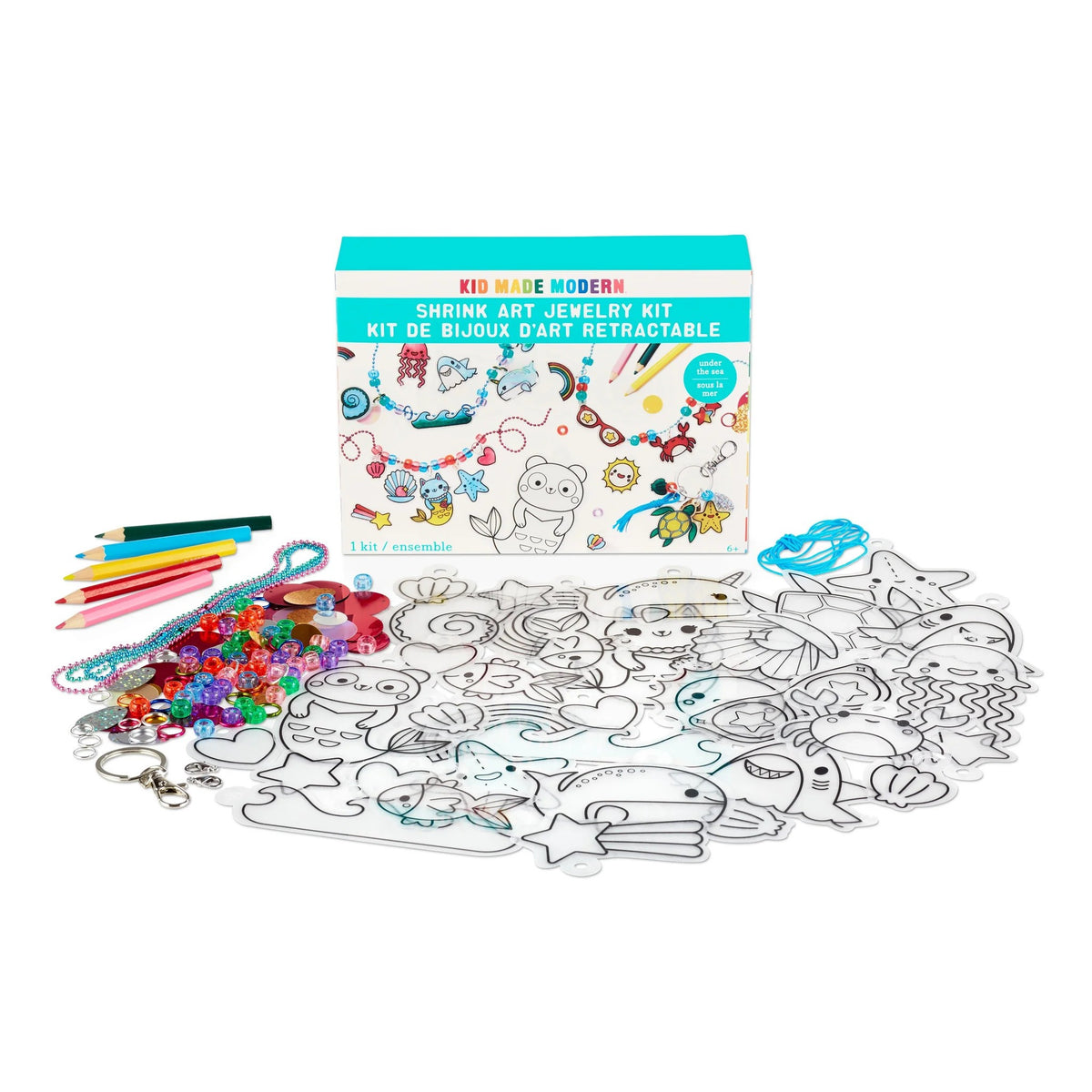 Under the Sea Shrink Art Jewelry Kit