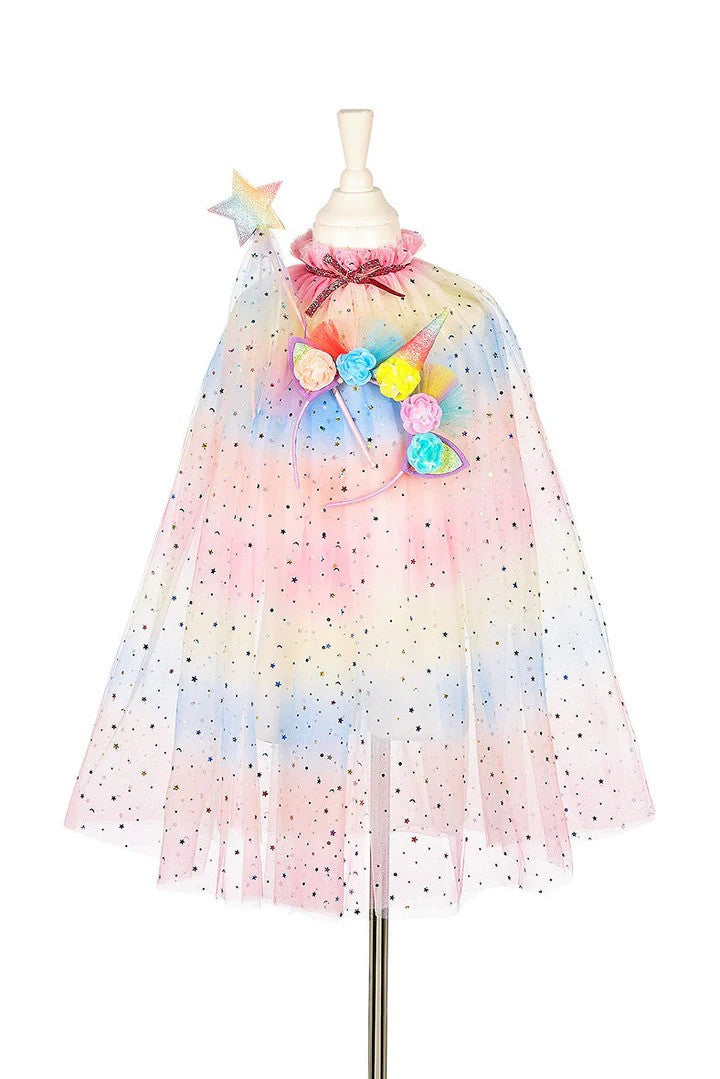 Unicorn Cape, Headband and Wand Size 5-7