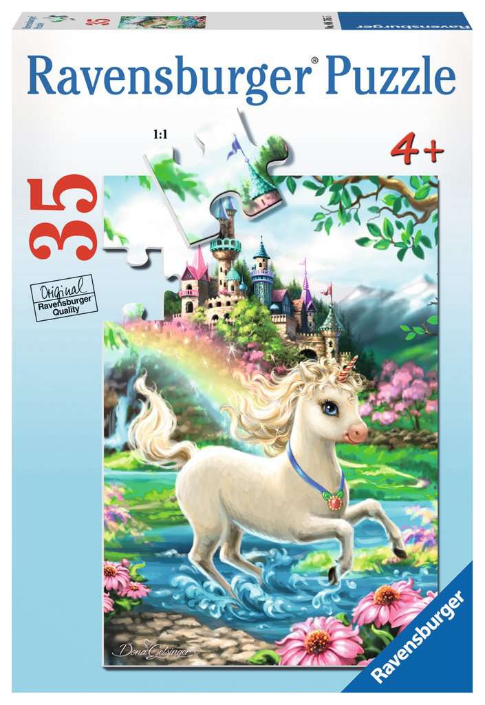 Unicorn Castle 35pc Puzzle